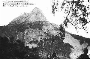 COLO JEUNE FRANCE 1956 Dent de Crolles, cote sud